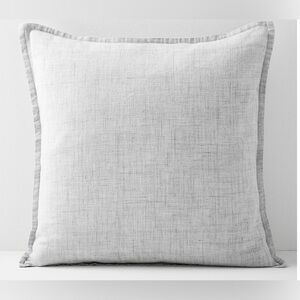 West Elm flax linen standard cover Pillow